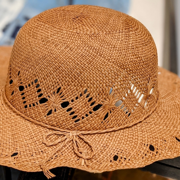 Rafia Straw Summer Hat - Picture 4 of 8